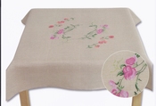 Tafelkleed Lathyrus (Sweet Peas tablecloth) compleet set