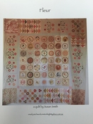 Fleur patroon/pattern (printed) per stuk
